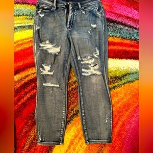 Judy Blue Boyfriend fit distressed jeans size 16W